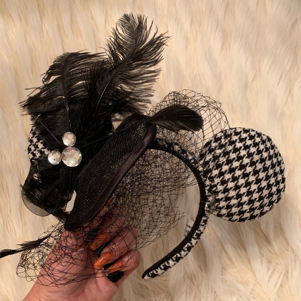 Houndstooth Disney Minnie Mouse Ears